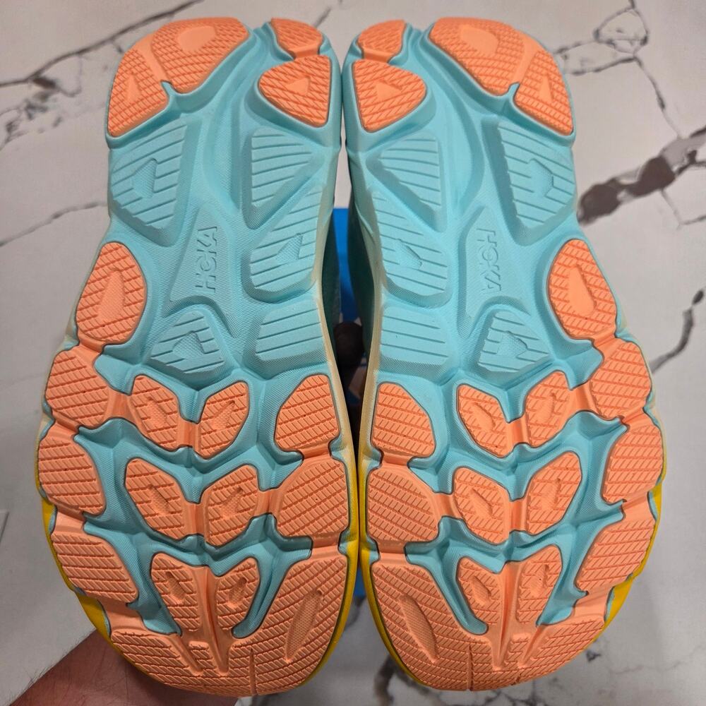 Hoka One M Clifton Run Club Pack 10 Men's Size 9D Blue Spark - Picture 7 of 8
